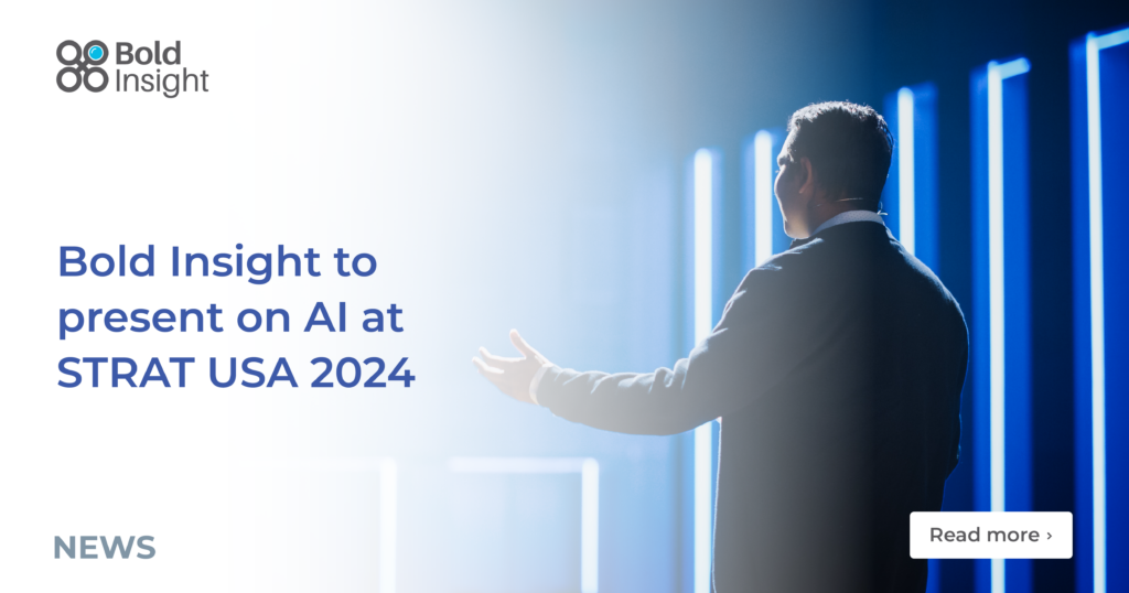 Bold Insight to present on AI at STRAT USA 2024 - Bold Insight