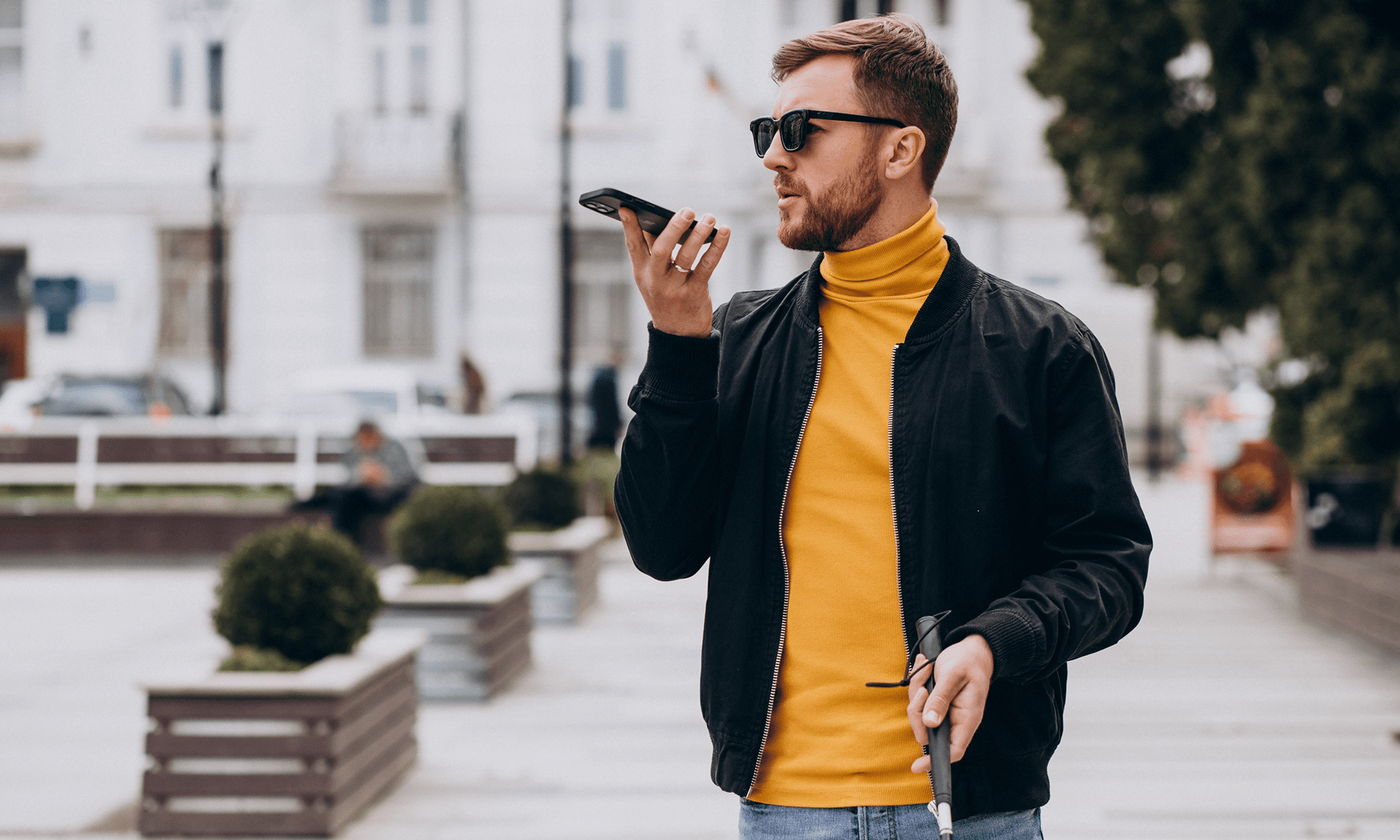 Pioneering accessible mobile design for blind and low vision users