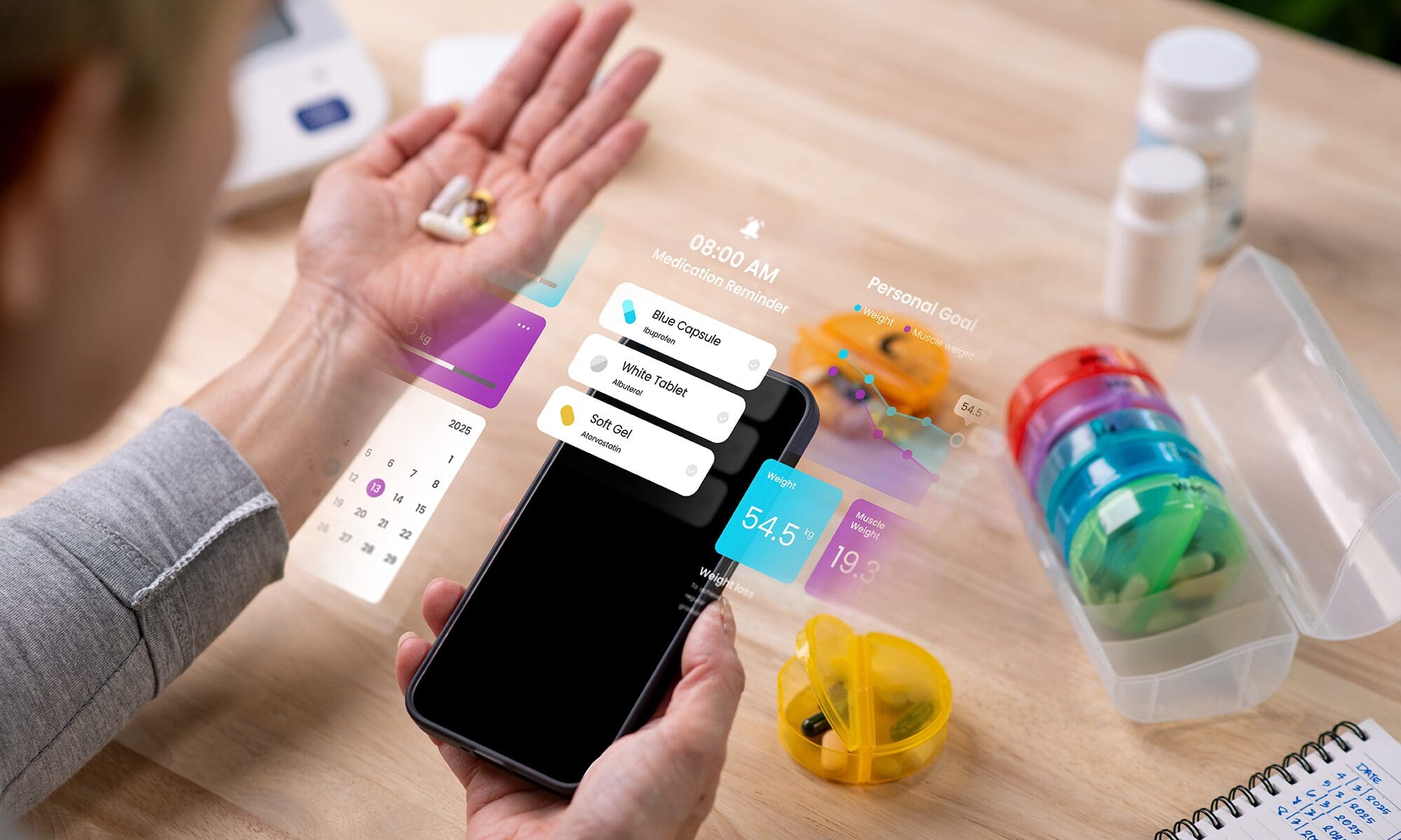 Improving usability and onboarding for a next-gen connected medication system